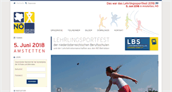Desktop Screenshot of lehrlingssportfest.at